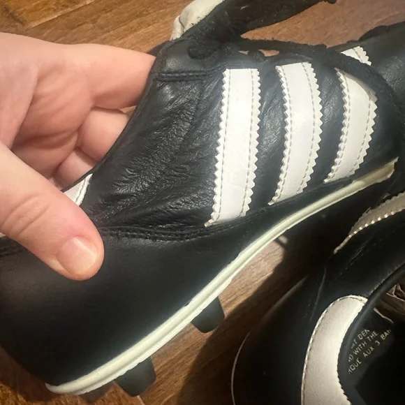 Adidas Copa Mundial Black and White Soccer Cleats - Picture 10 of 14